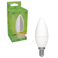 Shada LED SMD Leuchtmittel Kerze 620163 C35 E14 Opal 3000 K, 2,9 W, 470 lm