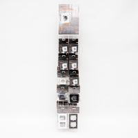 Shada Einlegeplatte 2900143 1x USB A+C Mattschwarz, 55x55 mm, Kompatibel mit Gängigen Schalterserien