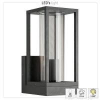 Shada Außenwandleuchte Dakota 1000666 Anthrazit, ohne Leuchtmittel, 1x E27, IP44