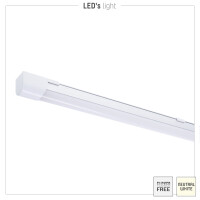 SHADA Led Wannenleuchte Strip - 1x9W 60cm 900lm 4000K IP20  I 2410208