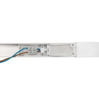 Shada LED Wannenleuchte Strip 2410208, 60 cm, 1x9 W, 900 lm, Neutralweiß 4000 K, IP20, mit austauschbarer LED-Röhre