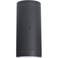 Shada Außenwandleuchte Kendall 1000682 Anthrazit, 2x GU10, IP44, mit Sensor