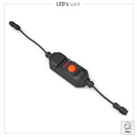 Shada Dimmer 300744 schwarz, 1 m H05RN-F 2G 1 mm, für Novalight, beleuchtetes Display