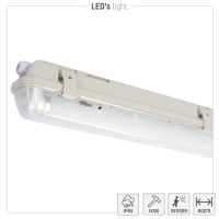 SHADA LED Wannenleuchte - 1x7,5W 60cm 1100lm 4000K IP65  - Sensor I 2401201_01