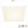 Shada LED Panel 801087 Weiß, 620x620 mm, Neutralweiß 4000 K, 40 W, 4000 lm
