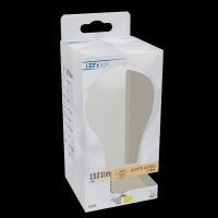 Shada LED Filament Leuchtmittel 620146 Klassisch A70 E27 Opal, warmweiß 2700 K, 11 W, 1521 lm