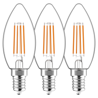 SHADA Led Filament Leuchtmittel - Kerze C35 E14 4,5W...