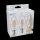 Shada LED Filament Leuchtmittel Kerze E14 C35 620180 klar, 3er Pack, warmweiß 2700 K, 4,5 W, 470 lm