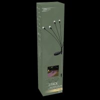 Shada Solar-Außenleuchte 1000448 Schwarz 2er-Pack, Glühwürmchen-Effekt, Warmweiß 3000 K