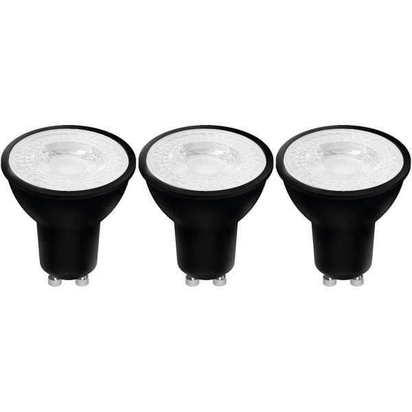 Shada LED SMD Spot MR16 GU10 620175 Klar, 3er-Pack, warmweiß (2700 K), 4 W, 345 lm