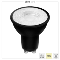 Shada LED SMD Spot MR16 GU10 620175 Klar, 3er-Pack, warmweiß (2700 K), 4 W, 345 lm