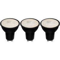Shada LED SMD Spot MR16 GU10 620175 Klar, 3er-Pack, warmweiß (2700 K), 4 W, 345 lm