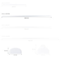 Shada LED-Lichtleiste 2400496 Neutralweiß 4000 K, 120 cm, 36 W