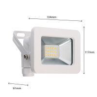 Shada LED-Strahler 310701 weiß, 4000 K, 10 W, IP65