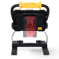 Shada Akku-Arbeitsleuchte 300823, 20 W, 2000 lm, 5000 K, IP20, Schutzklasse III, dimmbar, für Elektrowerkzeug-Akkus