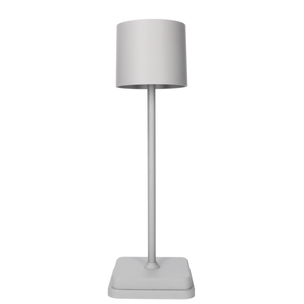 Shada Wiederaufladbare Tischlampe 1000491 Grau, CCT Dimmbar, IP54