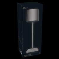 Shada Wiederaufladbare Tischlampe 1000491 Grau, CCT Dimmbar, IP54