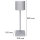 Shada Wiederaufladbare Tischlampe 1000491 Grau, CCT Dimmbar, IP54