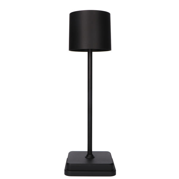 Shada Wiederaufladbare Tischlampe 1000492 Schwarz, Dimmbar, IP54