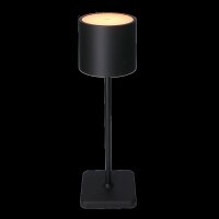 Shada Wiederaufladbare Tischlampe 1000492 Schwarz, Dimmbar, IP54
