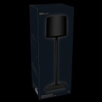 Shada Wiederaufladbare Tischlampe 1000492 Schwarz, Dimmbar, IP54