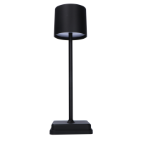 Shada Wiederaufladbare Tischlampe 1000492 Schwarz, Dimmbar, IP54