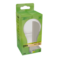 Shada LED SMD Leuchtmittel Klassisch A60 620160 E27 Opal Warmweiß, 4,9 W, 806 lm