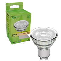 Shada LED SMD Spot MR16 GU10 620162 Klar, Warmweiß 3000 K, 36 °, 2,5 W, 360 lm