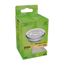 Shada LED SMD Spot MR16 GU10 620162 Klar, Warmweiß 3000 K, 36 °, 2,5 W, 360 lm