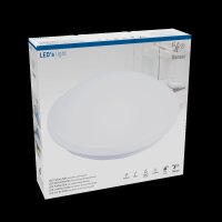 Shada Deckenleuchte 810510 mit HF-Bewegungssensor, IP44, warmweiß 3000 K, Ø 328 mm, 16,8 W, 1100 lm