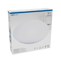 Shada Deckenleuchte 810510 mit HF-Bewegungssensor, IP44, warmweiß 3000 K, Ø 328 mm, 16,8 W, 1100 lm