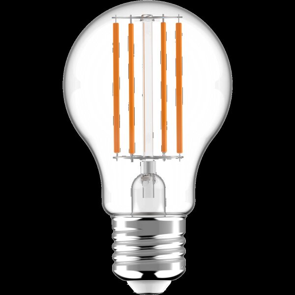 Shada LED Filament Leuchtmittel 620164 A60 E27 Klar, 470 lm, 3000 K