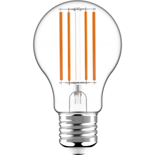 Shada LED Filament Leuchtmittel 620164 A60 E27 Klar, 470 lm, 3000 K