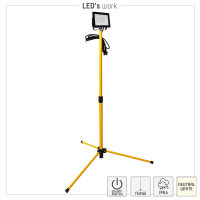 Shada Arbeitsleuchte mit Stativ 310655, 50 W, 4000 K, IP54