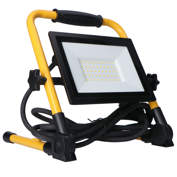 Shada Arbeitsleuchte 310666, 50 W, 4000 K Neutralweiß, IP65, Klappbar