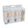 Shada LED Filament Leuchtmittel 620179 Klassisch A60 E27 Klar, Warmweiß (2700 K), 7 W, 806 lm, 3er Sparpack