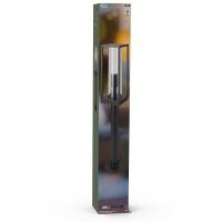 Shada Pollerleuchte Hudson 1000668 Schwarz, 1x E27, IP44