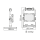 Shada LED-Arbeitsleuchte 300270, 4000 K Neutralweiß, 30 W, IP65 Baustellentauglich
