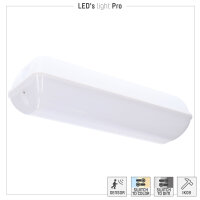 Shada LED Wannenleuchte Strip 2710011 CCT einstellbar, 30 cm, 11 W, 1200 lm, IP65, mit Sensor, Schlagfest IK09