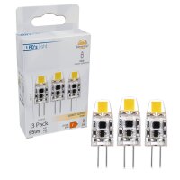 Shada LED SMD Kapsel Leuchtmittel 620130 G4 Klar, 3er...