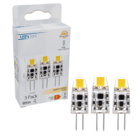 Shada LED SMD Kapsel Leuchtmittel 620130 G4 Klar, 3er Pack, 1 W, 2700 K Warmweiß