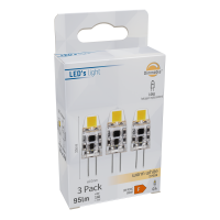 Shada LED SMD Kapsel Leuchtmittel 620130 G4 Klar, 3er Pack, 1 W, 2700 K Warmweiß