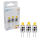 Shada LED SMD Kapsel Leuchtmittel 620130 G4 Klar, 3er Pack, 1 W, 2700 K Warmweiß