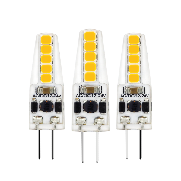 Shada LED SMD Kapsel G4 620131 Klar, 3er Sparpack, Warmweiß 2700 K, 1,8 W, 185 lm