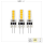 Shada LED SMD Kapsel G4 620131 Klar, 3er Sparpack, Warmweiß 2700 K, 1,8 W, 185 lm