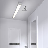 Shada LED Lichtleiste 2400497 neutralweiß, 120 cm, 36 W, mit Bewegungsmelder, 4650 lm, IP40