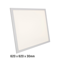 SHADA Panel - 30W 3900lm CCT 3000—6000K UGR<19  - 622x621mm  - Lifud Netzteil - Weiß  I 0801084