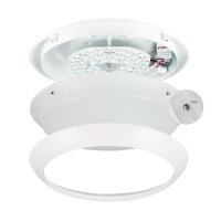 Shada Deckenleuchte 230254 CCT mit Sensor, Ø 306 mm, 15 W, IP66