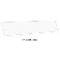 Shada LED Panel 801085 Weiß, CCT 3000-6000 K, 1195x295 mm, 3900 lm