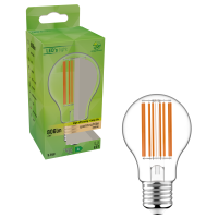 Shada LED Filament Leuchtmittel A60 620165 klar, E27, 3000 K, 3,8 W, 806 lm